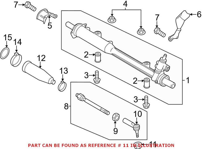 Audi VW Self Locking Nut N90977101